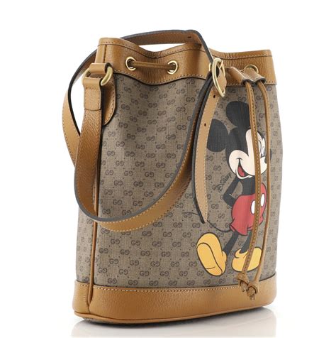 mini mouse gucci purse|Gucci mickey mouse luggage.